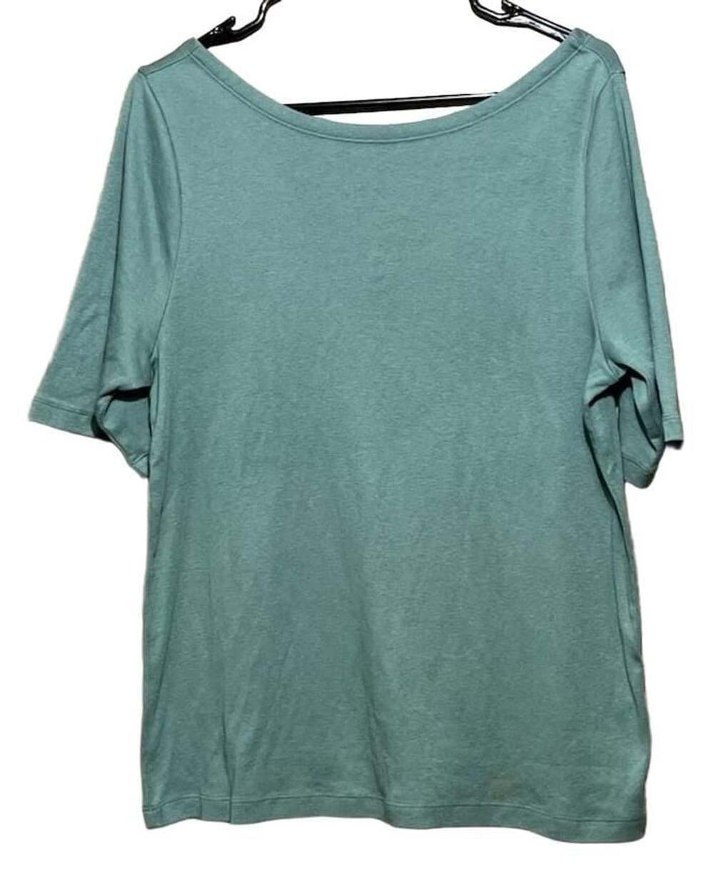 Gap Favorite Tee Size XL Green Scoop Neck Short Sleeve Top